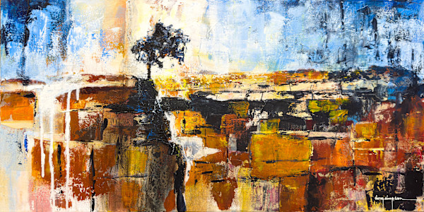 Ochre Horizon by Abstract Art by Doug Simpson, Image 1.
