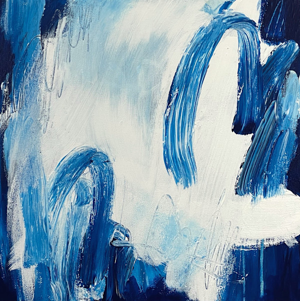 I Dream in Winsor Blue by Laura Mitsu