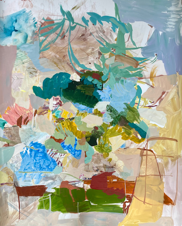 Dining with a Mural by Gretchen Warsen