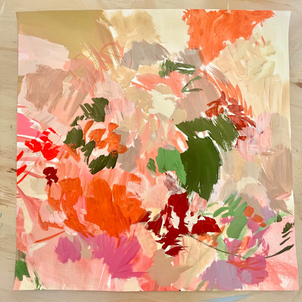 Red Bouquets Commission1 by Gretchen Warsen