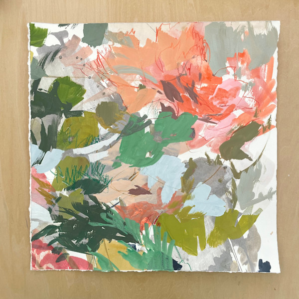 Colette's Roses with Mint by Gretchen Warsen