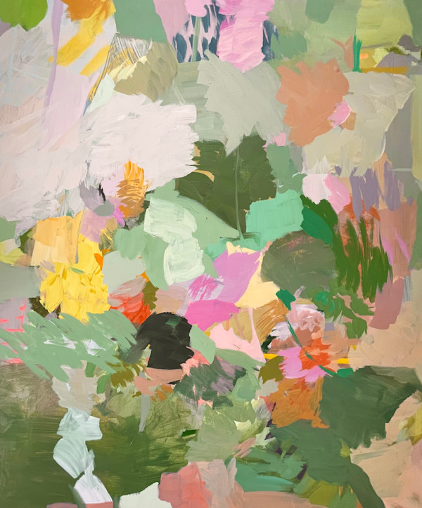 Yellow and Pink Sanctuary by Gretchen Warsen