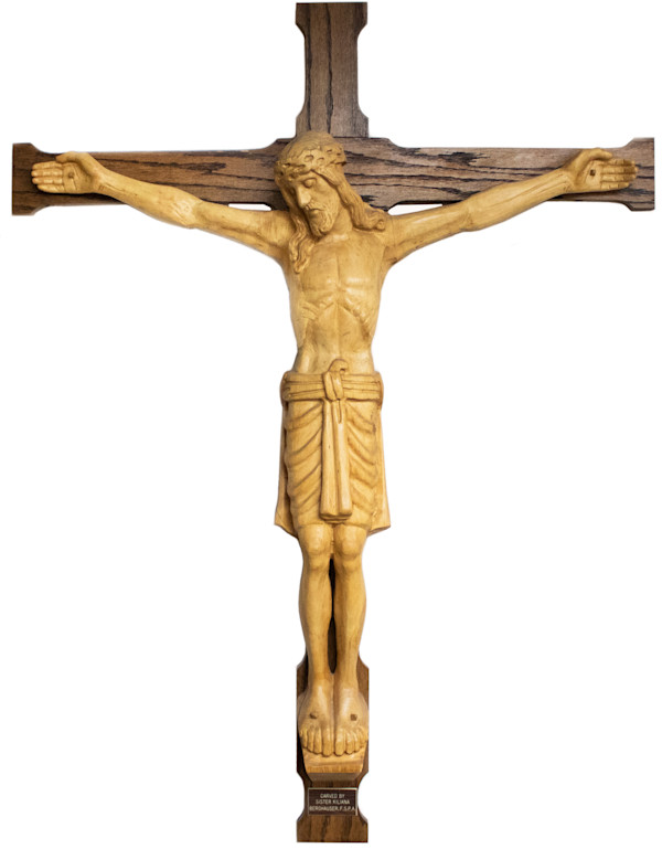 Crucifix by Sister Kiliana Burghauser