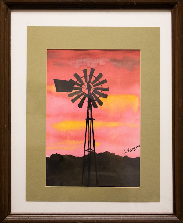 Windmill at Sunset by Marie Hagman, FSPA, Image 1.
