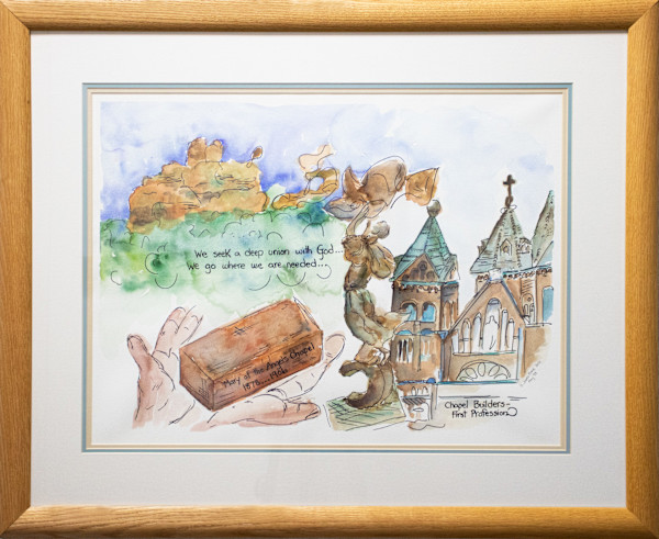 Mary of the Angels Chapel by James Marie Rebe, FSPA, Image 1.