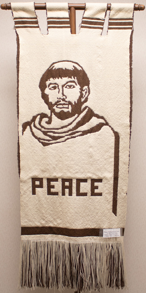 Banner with Likeness of St. Francis by Carlene Unser, FSPA