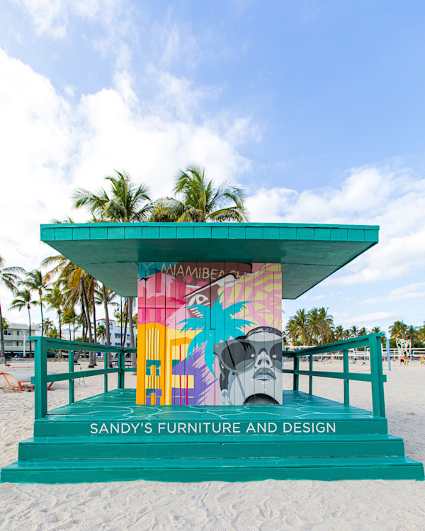 Lifeguard House Installation for Art Basel 25 by Tragek, Image 4.