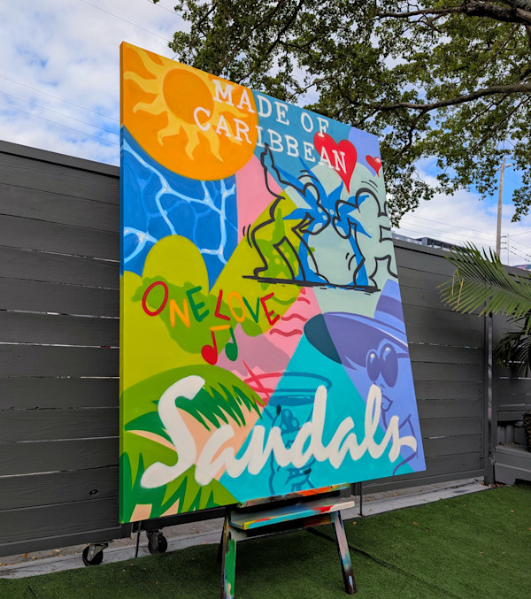Sandals Live Painting by Tragek, Image 17.