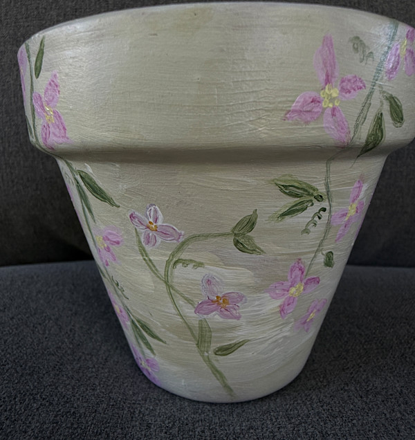 Spring Pot III 4" by Karin Faris Hills, Image 1.