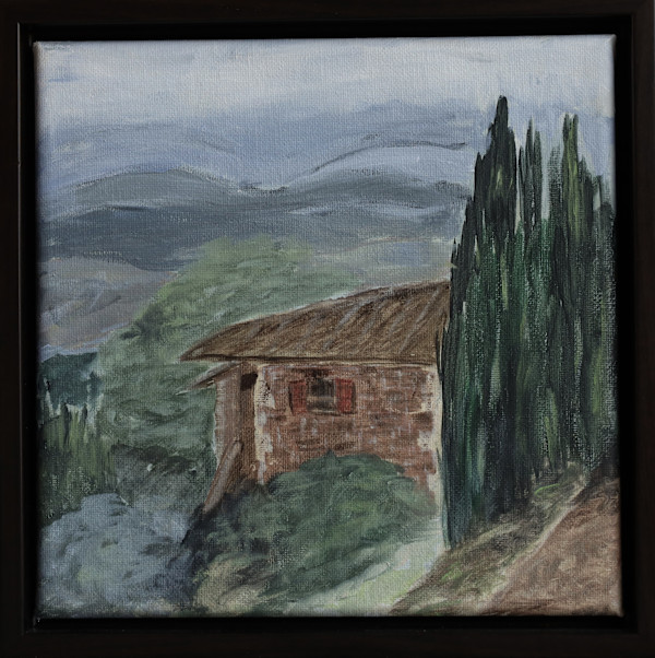 Cottage in Tuscany I by Karin Faris Hills, Image 1.