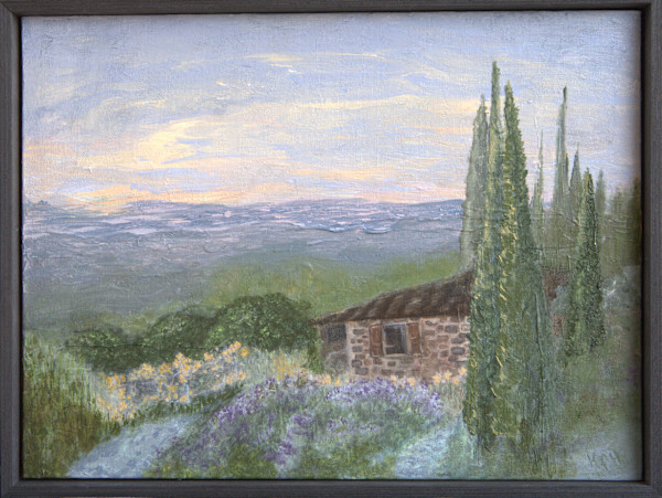 Cottage in Tuscany II by Karin Faris Hills, Image 1.