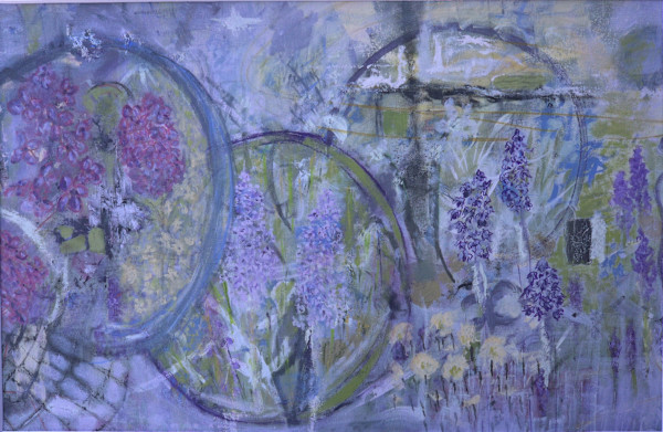 Spring Garden for Susan Giclee Print on Art Paper by Karin Faris Hills, Image 1.