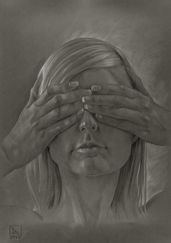Hidden Faces (Kym 1) by Daevid Anderson, Image 1.
