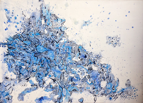 Blue Spaces by Mirela Fioresy