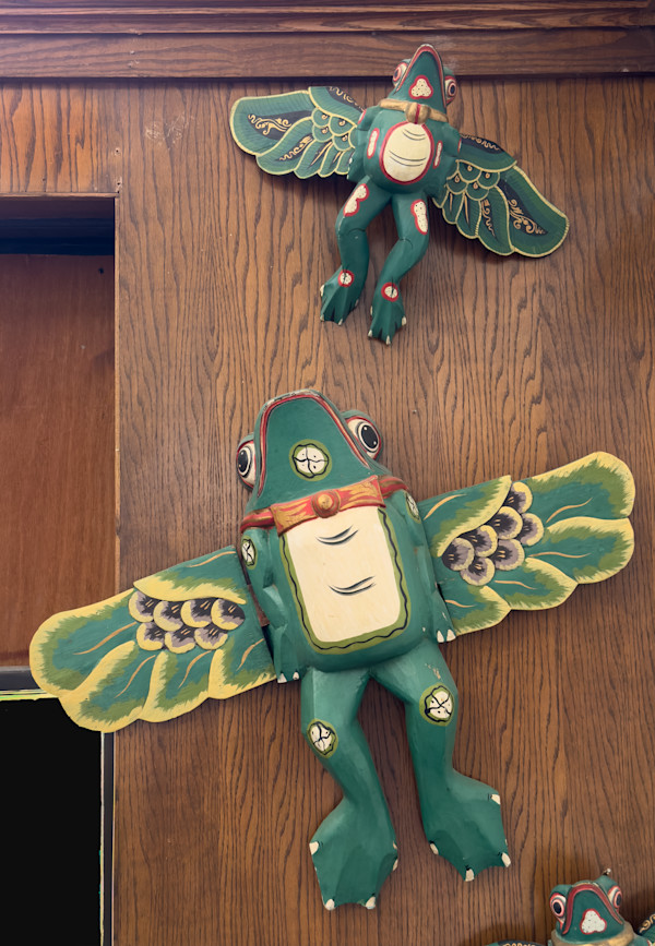 Flying frogs
