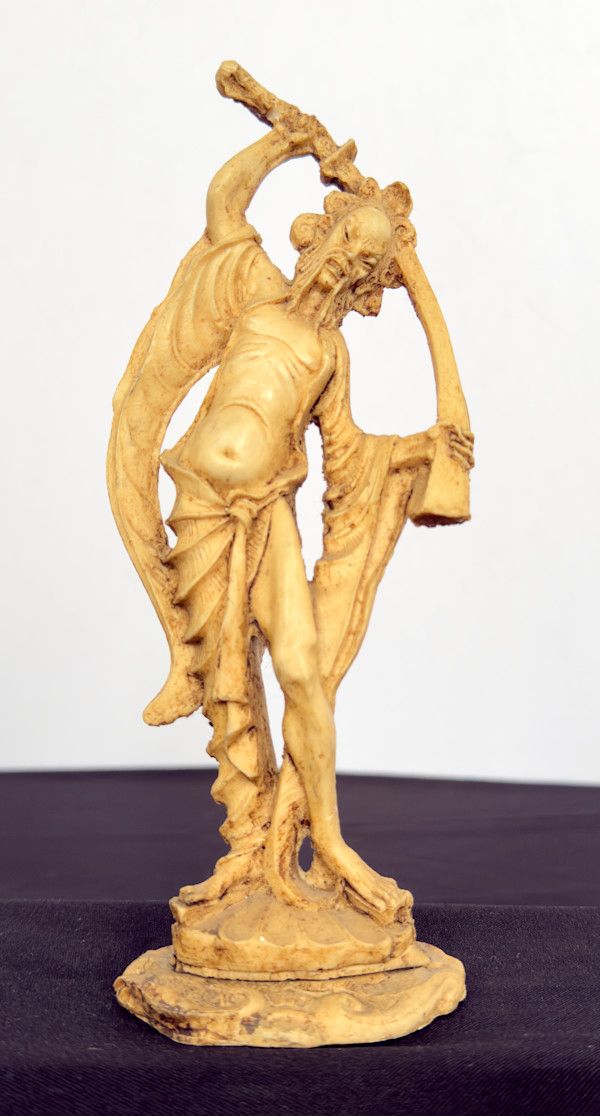 Male holding sword