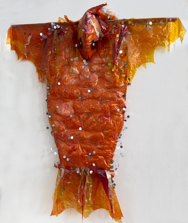 Orange fish costume
