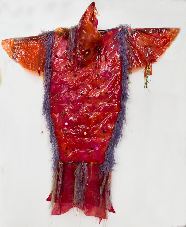 Red fish costume
