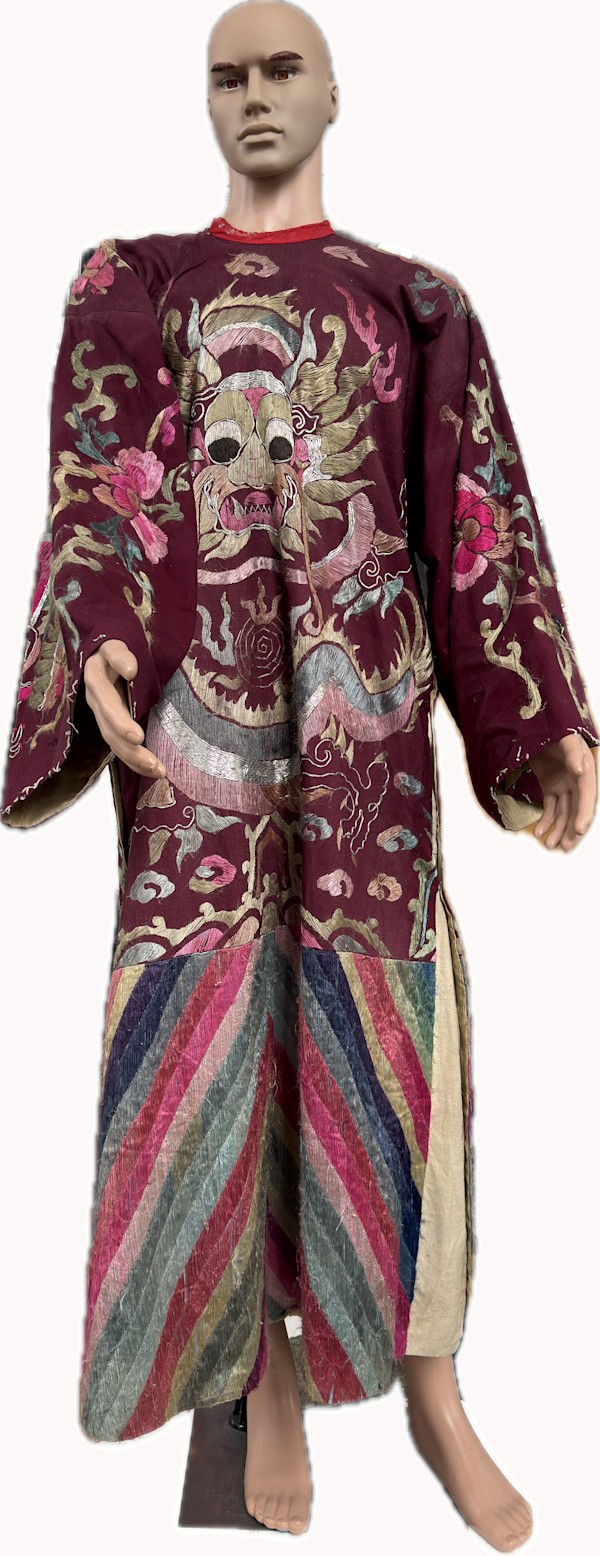 Maroon kimono