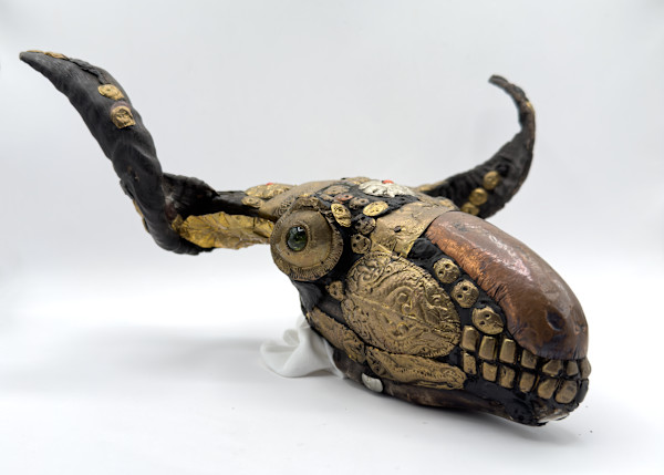 Ritual Tibet ram skull
