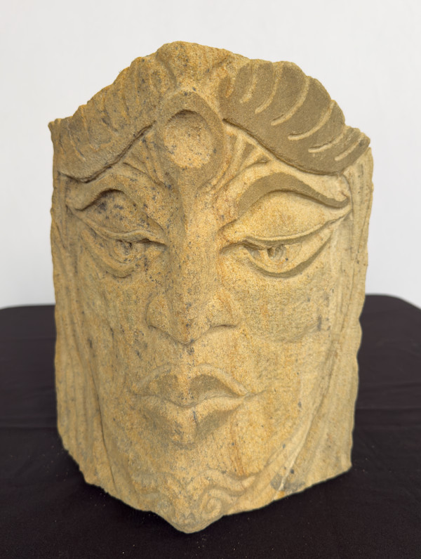 Untitled 2 (stone face) by Marsha Keith
