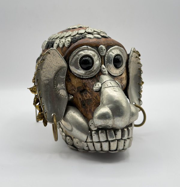 Ritual Tibet monkey skull