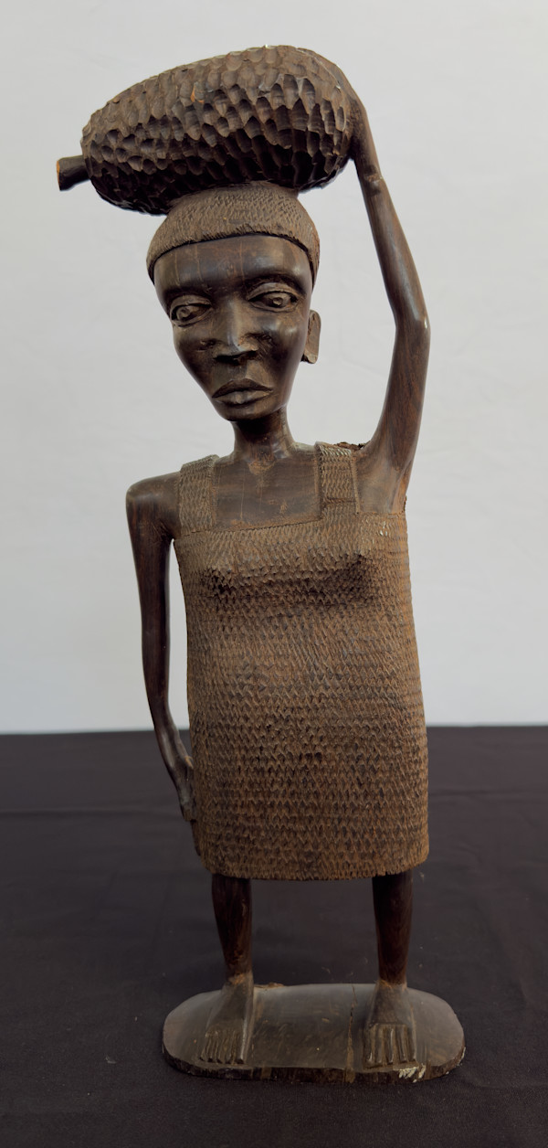 Woman with bundle on her head