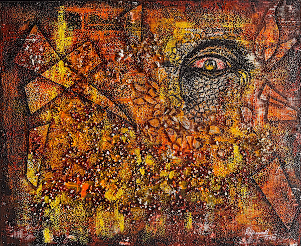 Krodha (Wrath), from the series Dasagriva by DIPAYAN GHOSH