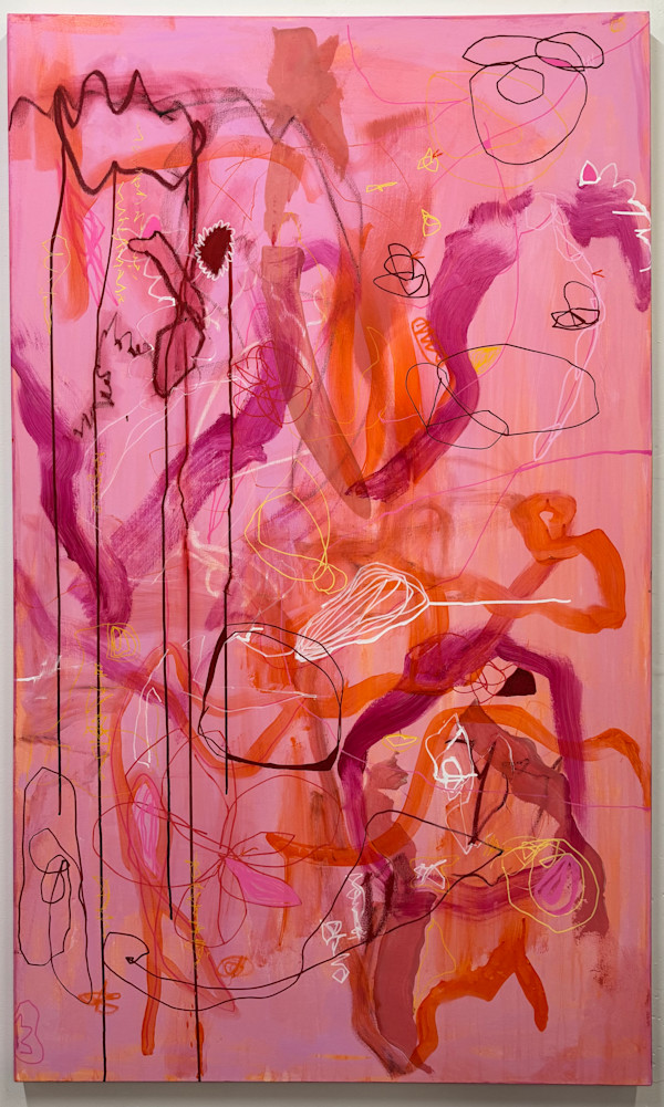 Say That Again  {diptych left} by Marisa Gouda