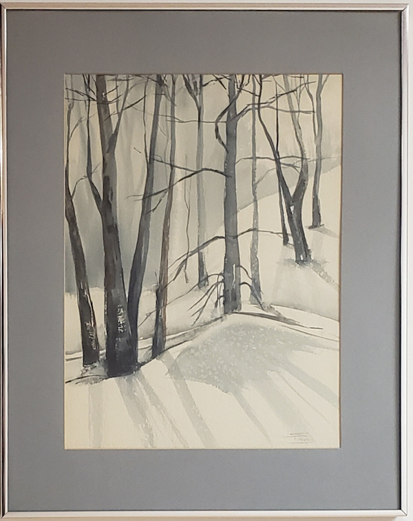 Untitled - Trees in Winter by Sharon Fasmo