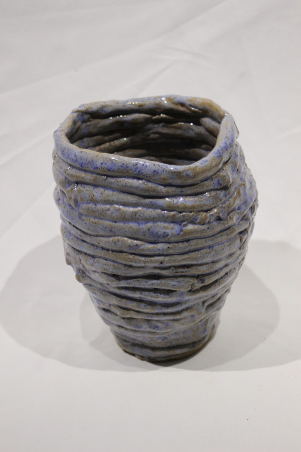 Blue Coil Pot by Jean Spreen