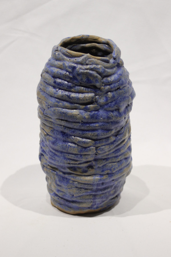 Blue Coil Pot by Jean Spreen