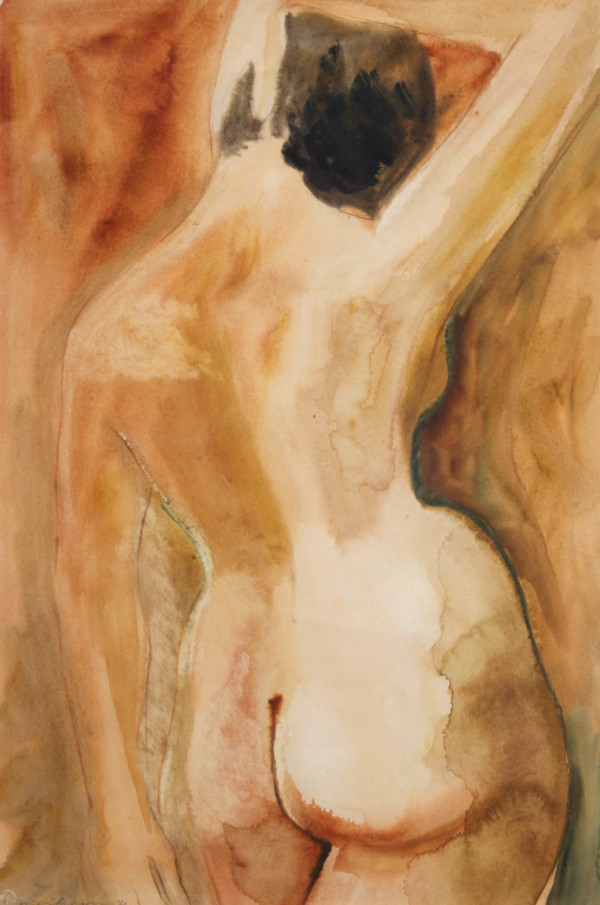 Watercolor Nude by Norma Thompson