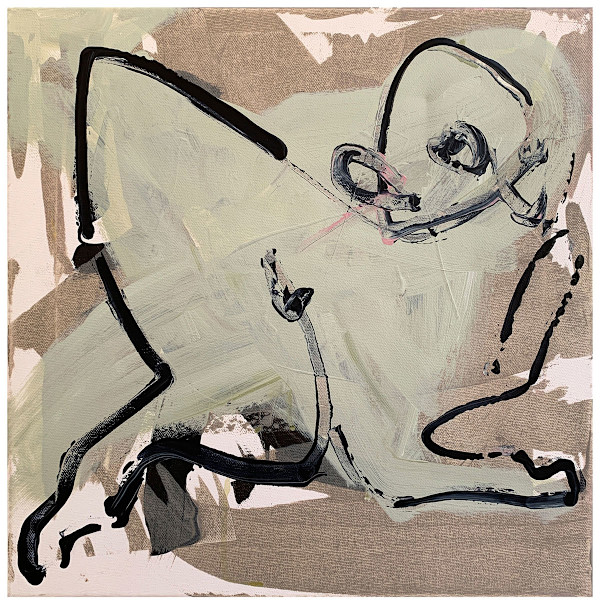 michellevanreenen_loom_2022_acrylic_on_blocked_canvas_450x450mm_R3500_unframed_cdcedi_5 by Michelle van Reenen, Image 15.