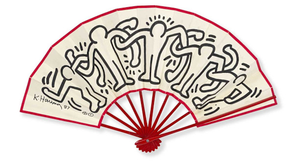 Tokyo Pop Shop Fan by Keith Haring, Image 1.
