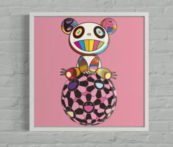Pandakashi (Blackpink X Murakami pink variant), 2023 by Takashi Murakami, Image 1.