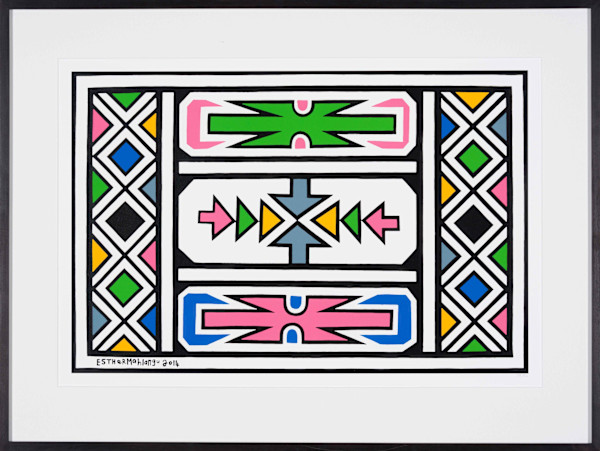 Untitled 2014 by Esther Mahlangu, Image 2.