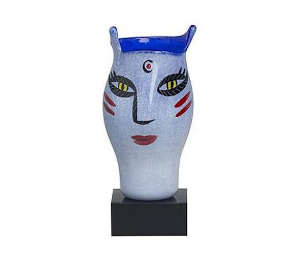 Kosta Boda, "Open Minds" hand painted vase by Ulrica Hydman Vallien, Image 7.