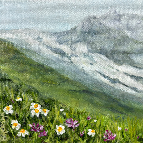 Meadow Below the Peaks by Elizabeth Backman, Image 1.