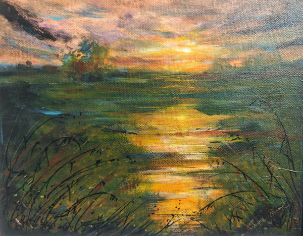 Golden Hour in the Wetlands by Enya Jorge, Image 1.