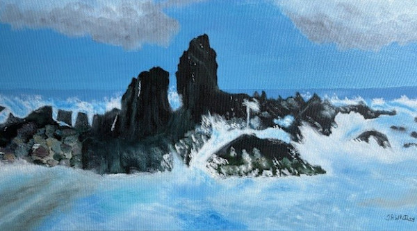 Amazing Sea Stacks/Hawaii by Thelma Whiting