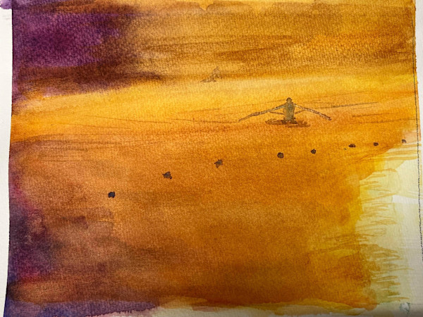 Morning Row by Angelika Hedly