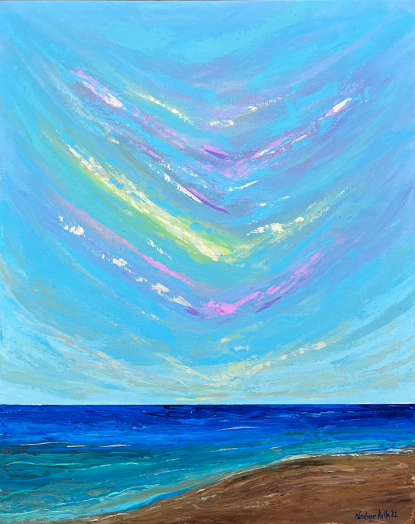 Sparkly Sky over Jewel Sea by Nadine Kelln, Image 1.