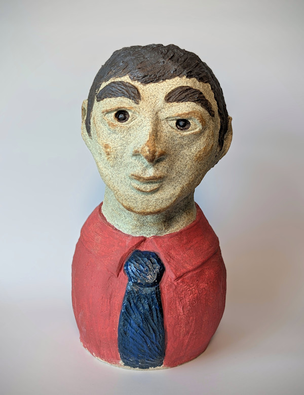 Man with a Blue Tie by Jill Robinson