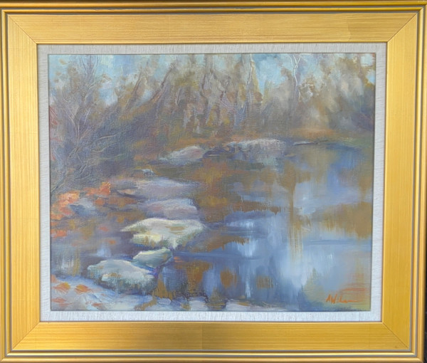 Winter’s Frog Pond by Amanda Wilson