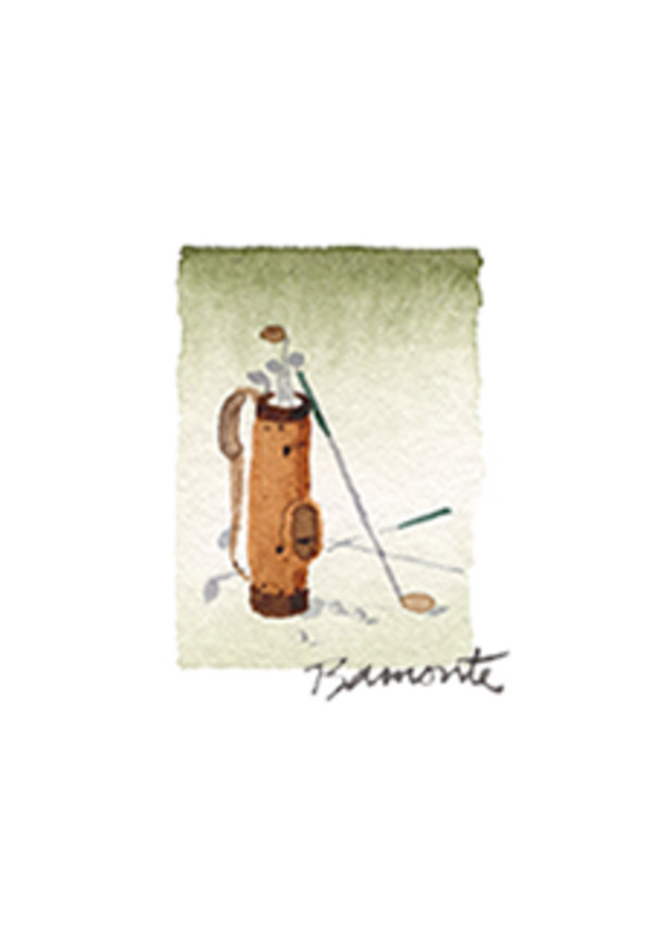 *Golf Clubs by The Red Sable Studio