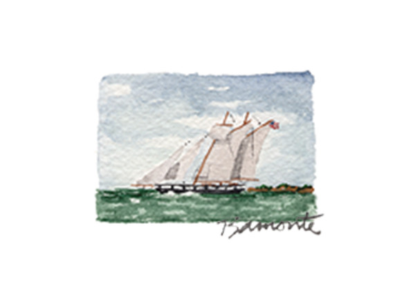 Sailing Ship by The Red Sable Studio