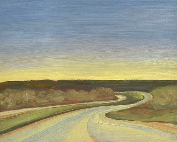 Oklahoma Road at Dawn 1/4 by Patti Morgan, Image 1.