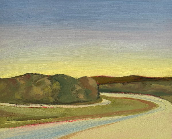 Oklahoma Road at Dawn 3/4 by Patti Morgan, Image 1.