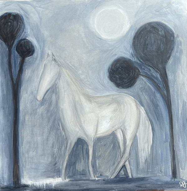 Moonscape Equine Essence by robyn parker feehan
